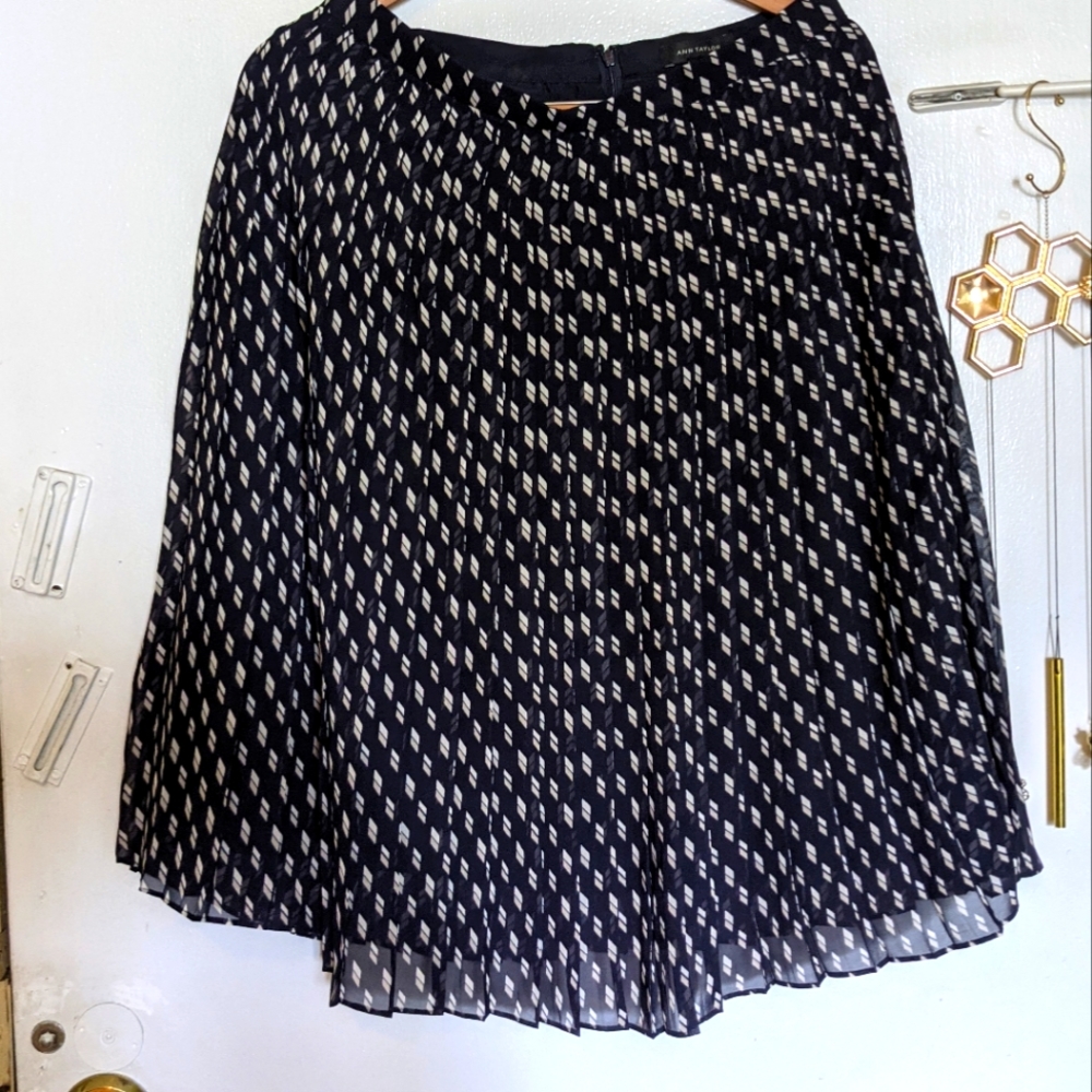 NWT Office Causal Pleated Circle Skirt